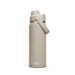 CamelBak - Thrive Chug VSS 0.6L - A drink bottle in a light beige colour with a lid and carry handle, featuring a brand logo.