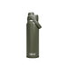 CamelBak - Thrive Chug VSS 0.75L - A drink bottle in an olive green shade with a flip-top lid and a logo.
