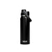 CamelBak - Thrive Chug VSS 0.75L - A drink bottle in matte black with a silver band and a handle, featuring a logo.