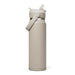 CamelBak - Thrive Flip Straw VSS 0.75L - A drink bottle in a light beige colour with a flip straw and a carry handle. It features a sleek, modern design.