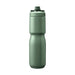 CamelBak - Podium Insulated Steel 0.65L - A drink bottle in a matte green finish with a curved design and a black cap, featuring a logo.