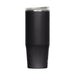 CamelBak - Thrive Mug VSS 1.0L - A drink bottle in matte black, featuring a sleek design and a transparent lid, with a logo on the side.