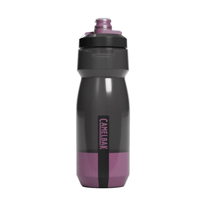 CamelBak - Podium 0.7L - A drink bottle in grey and purple with a black cap and a logo on the side.