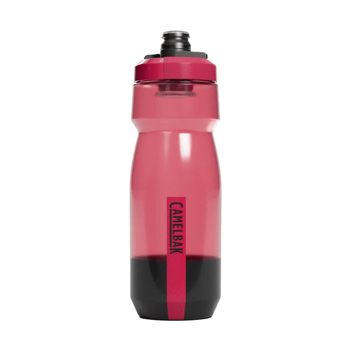 CamelBak - Podium 0.7L - A drink bottle in pink and black with a twist cap and a logo. It has a capacity of 0.7 litres.