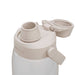 CamelBak - Thrive Chug 1.0L - A drink bottle in pale beige with a wide mouth and a spout, featuring a lid with a handle and a logo.