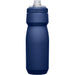 CamelBak - Podium 0.7L - Plain Colours - A drink bottle in navy blue with a screw-top lid and a logo on the side.