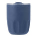 Carry Cup Olla Vacuum Coffee Cup w/ Ceramic Liner - 300ml - A drink bottle in navy blue with a clear lid and a ceramic liner, featuring a simple design and logo.