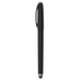 Fidget Gel Pen - A black fidget gel pen with a sleek design and a silver accent at the tip, featuring a clip for easy carrying.