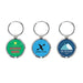 NFC Epoxy Round Tag with Metal Keyring - Custom Promotional Product