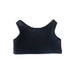 Plush Doll Basic Tank Top - A black basic tank top for plush dolls, featuring a simple sleeveless design.