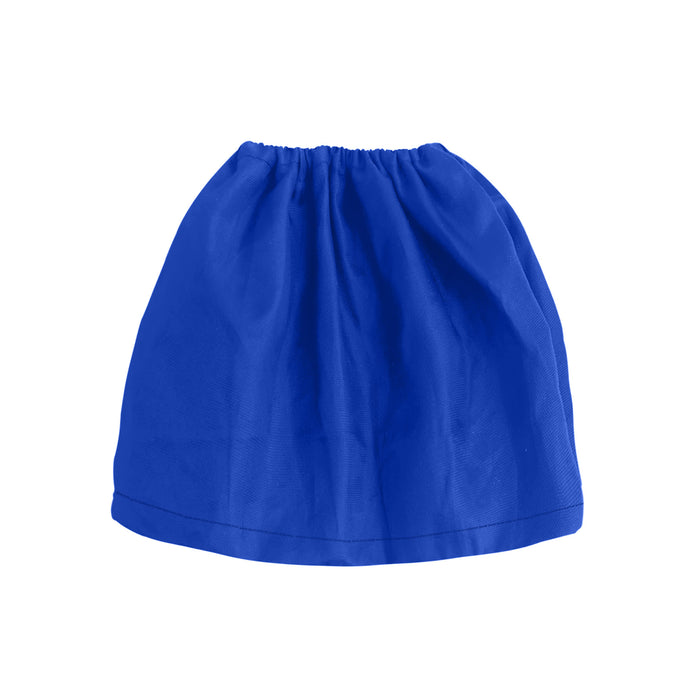 Waterproof Boot Covers - A bright blue waterproof boot cover with an elastic opening at the top. The cover is gathered and lightweight.