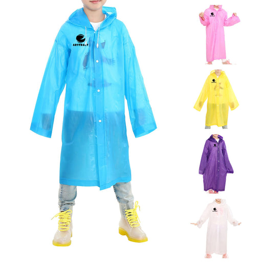 Kids EVA Reusable Raincoat - Custom Promotional Product