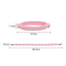 Silicone Flower Tumbler Strap - A pink silicone flower tumbler strap with a length of 48.5 cm and width of 1.3 cm, featuring a clasp.