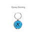 NFC Epoxy Round Tag with Metal Keyring - Custom Promotional Product