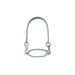 Silicone Cup Carry Strap - A drink bottle carrying strap in light blue silicone, featuring metal clips and a circular handle.