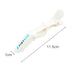 Anti-Slip Positioning Alligator Clip - A white anti-slip positioning alligator clip with a textured grip and a logo. Measures 11.5 cm in length.