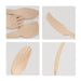 Pack of 100 Per Pack Disposable Birch Spoons/Forks (Small) - A pack of small disposable birch spoons and forks in a light natural wood finish, featuring various shapes and designs.