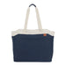 Field & Co.® Parks 16" Computer Work Tote - A navy blue and cream tote bag with dual handles and a logo. Spacious design suitable for carrying items.