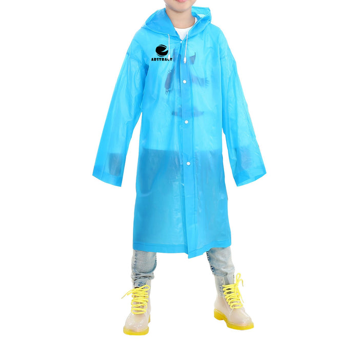 Kids EVA Reusable Raincoat - Custom Promotional Product