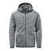 Men's Avalante Full Zip Fleece Hoody - A grey full zip fleece hoody with a hood and zippered pockets, featuring a logo on the chest.