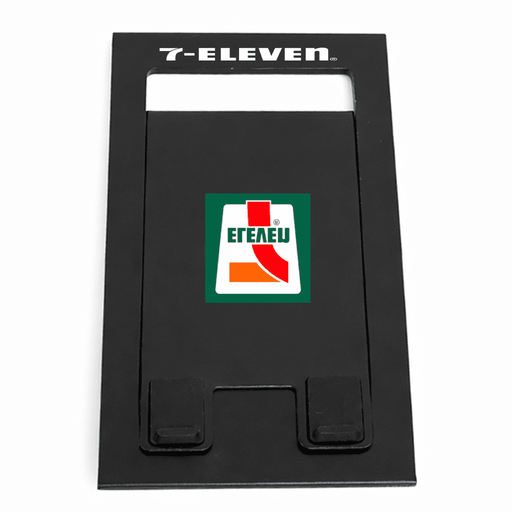 The Felix Foldable Phone Stand - A black foldable phone stand featuring a logo on the front. The design is sleek and minimalist.