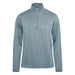 Men's Volante H2X-DRY 1/4 Zip Pullover - A light blue men's pullover with a quarter zip and long sleeves, featuring a logo on the upper side.