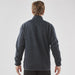Men's Yosemite Full Zip Fleece Jacket - A men's full zip fleece jacket in dark grey, featuring a simple design and a collar. Branding is visible on the jacket.