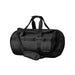 Nautilus Waterproof Duffle 35 - A black waterproof duffle bag with sturdy handles and a detachable shoulder strap, featuring a logo.