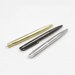 The Rhi Metal Ball Pen - A collection of three metal ball pens in gold, black, and silver, featuring a sleek design and branding.