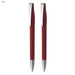 Executive COBRA Metallic MM Gift Set - A set of two metallic red plastic pens with silver accents and a logo visible.