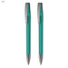 COBRA MM Deluxe Pen Gift Set - A teal pen set featuring two matching pens with silver accents and clips, presented in a gift set.