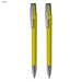 COBRA MM Deluxe Pen Gift Set - A set of two yellow pens with silver accents, featuring a sleek design and a clip.