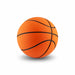 High Bounce Basket Ball - An orange basketball with black lines, designed for high bounce performance.