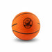 High Bounce Basket Ball - An orange basketball with black lines and a logo printed on it.