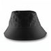Long Beach Bucket Hat – Small - A black bucket hat with a wide brim, featuring a logo.