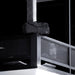 High Sierra Camille Duffel 31L - A black duffel bag rests on a balcony railing, featuring a logo and sturdy handles.