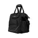High Sierra Crib Bag - A black High Sierra crib bag featuring multiple compartments, sturdy handles, and a detachable shoulder strap.
