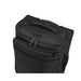 High Sierra Cross Season Pro Wheeled Duffle (55cm) - A black wheeled duffle bag with multiple zippered compartments and a top handle for carrying.
