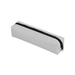 Polyester Pencil Case - A grey polyester pencil case with a black zipper and a rectangular shape. It has a simple design.