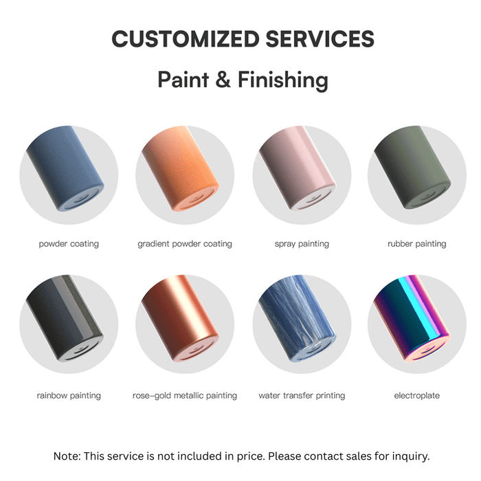 Pulse 420ml Stainless Steel Kids Metal Bottle - A collection of metallic drink bottle finishes including various colours like powder coating, gradient, and spray painting.