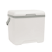 13L Cooler Box - A 13L cooler box in white with a grey lid and handle, featuring a logo.