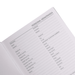 Penguin A5 Day to Day Diary - An A5 diary with blank personal memoranda pages for notes and contact details, featuring a soft cover.