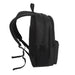 Field Backpack - A black backpack with multiple compartments, a mesh pocket, and padded straps, featuring a logo.