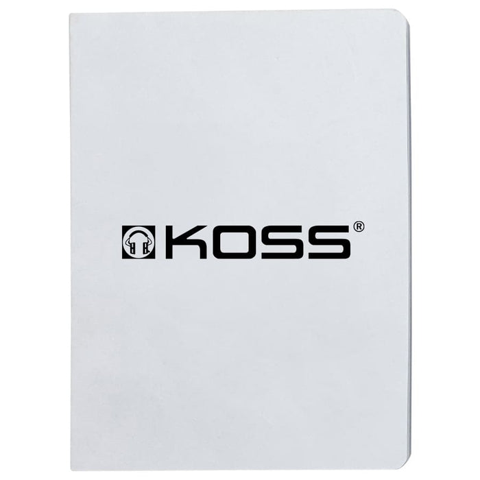 Koda Survival Notebook (Blank Pages) - A grey notebook with blank pages, featuring a branded logo on the cover.