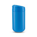 The Modern Essential Gift Set - A blue coffee cup with a lid and a smooth surface, featuring a logo.