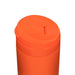 Esplanade Coffee Cup by The Line Edit. - An orange coffee cup with a lid featuring a small opening, designed for beverages. It has a smooth surface and a logo.