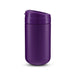 The Good Stuff Pack - A purple coffee cup with a secure lid and a smooth finish. It features a logo on the surface.