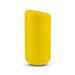 The Good Stuff Pack - A yellow coffee cup with a rounded lid and a sleek design. It features a logo.