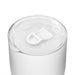 Indiana Coffee Cup - A coffee cup with a clear lid, featuring a smooth white exterior and transparent top. It has a simple, sleek design.