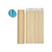 Colouroo Long Pencils in Tube - A tube containing long wooden pencils in various colours, alongside a sharpener.